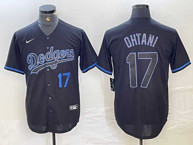 Mens Los Angeles Dodgers #17 Joe Kelly Number Lights Out Black Fashion Stitched Cool Base Nike Jerseys